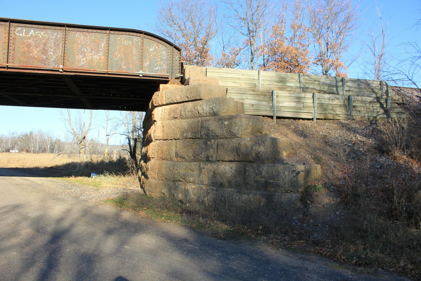 East abutment